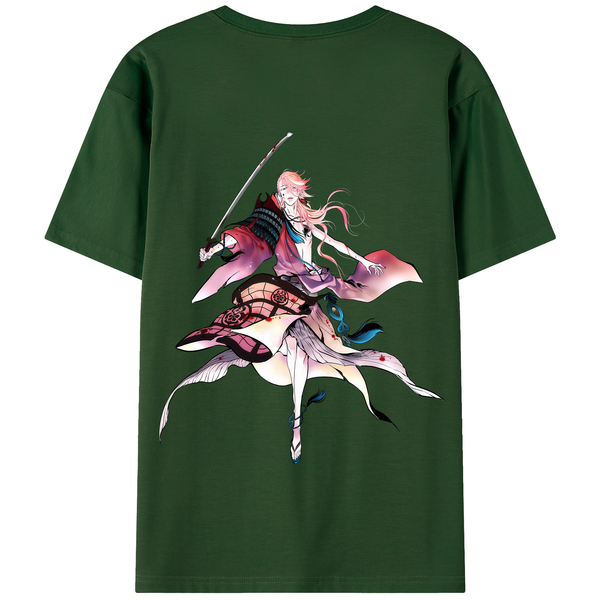 （画像用） 刀剣乱舞 Touken Ranbu 綿100％半袖Tシャツ（背面プリント）